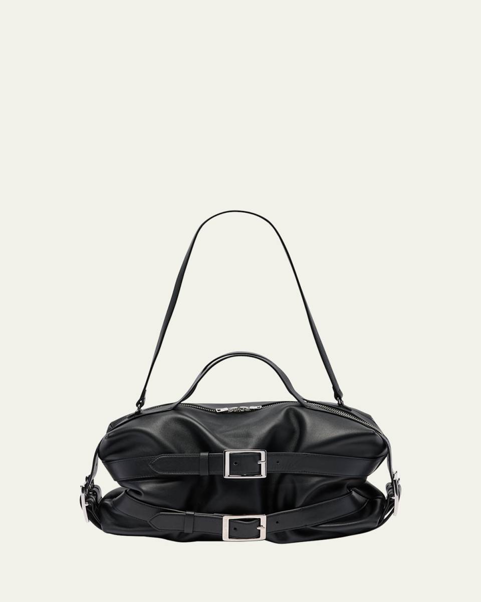 Leather Biker Belt Shoulder Bag